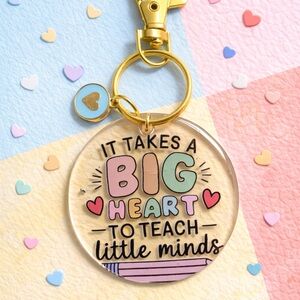 Gold Heart Key Holder